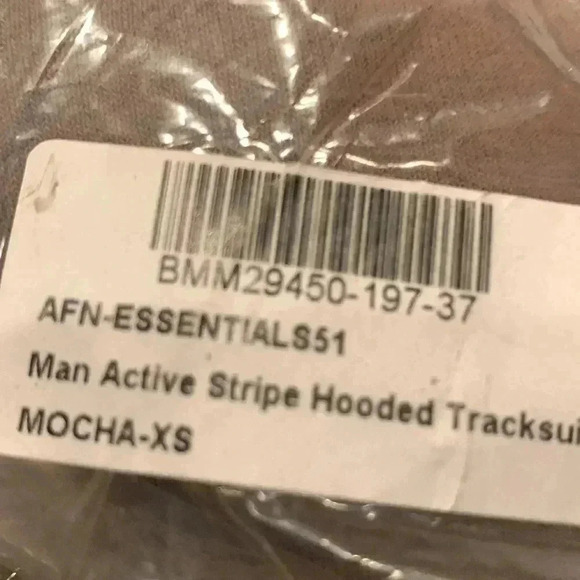 Boo Hoo MAN ACTIVE STRIPE HOODED TRACKSUIT - Picture 5 of 5
